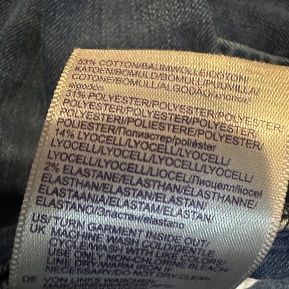 NYDJ Marilyn Straight Jeans Womens 12 Medium Wash Blue Stretch - Picture 4 of 5